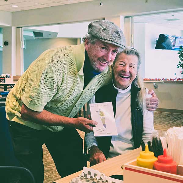 Michael with Laura at Cocoa Beach Golf Club, 2025